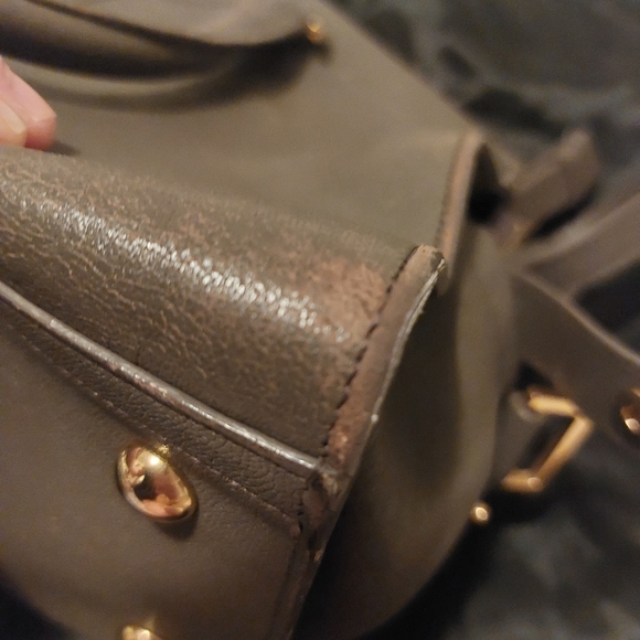 YSL 2 way-mini cabas bag in grey - Picture 6 of 17